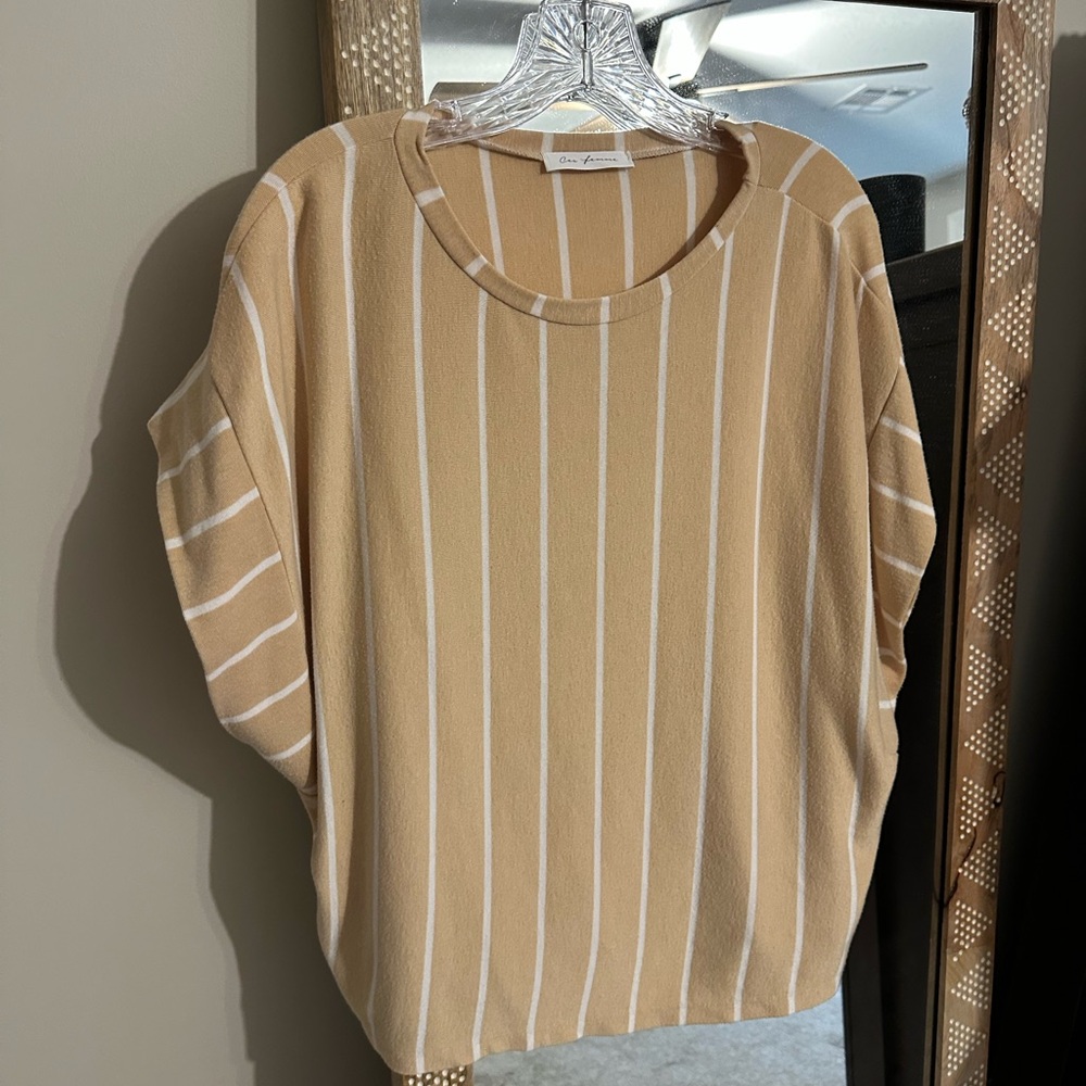 Ces Femme dolman stripe top